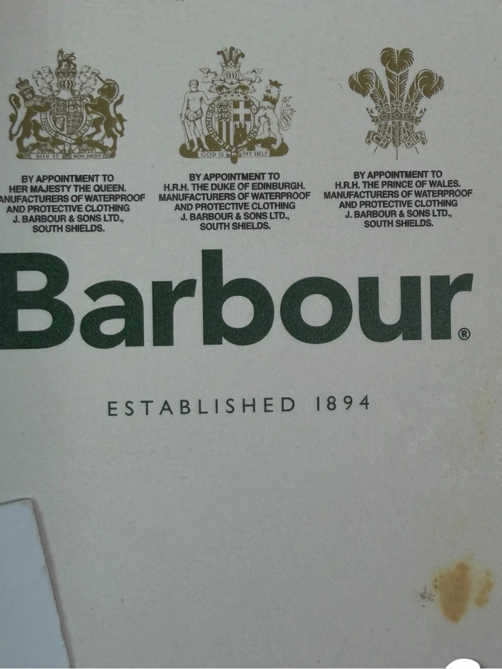 NEW BARBOUR Fingerless Lambswool Gloves Size Large